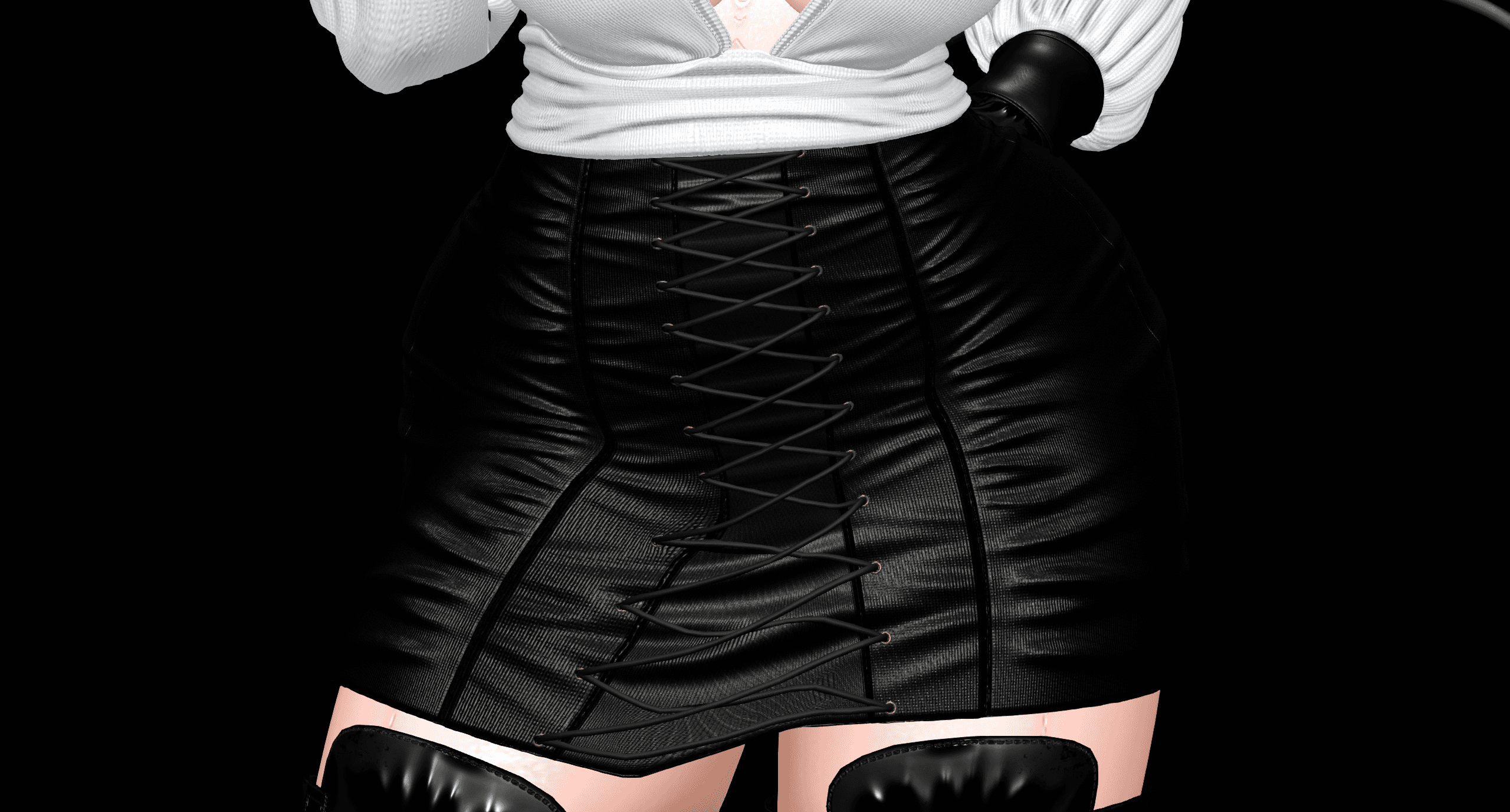 Aranea Skirt three-quarter view